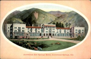 Arrowhead Springs California Hot Springs Hotel c1900-20s Vintage Postcard