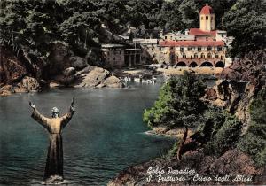 BR102841 golfo paradiso s fruttuoso cristo degli abissi italy real photo