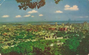 Canada View From Mount Royal Lookout Montreal Vintage Postcard 07.77