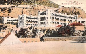 Military Hospital from NW Gibraltar Postcard.