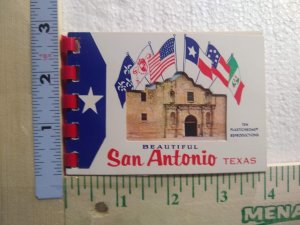 Postcard Folder Beautiful San Antonio, Texas