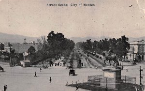 Street scene City of Mexico Mexico Tarjeta Postal Unused 