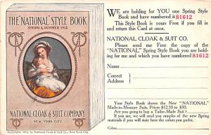 National Cloak & Suit Company Advertising Unused 