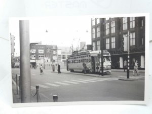 Vintage Photo Tram Hague PCC 1001  Groot Markt St Netherlands 1959 Ian M Coonie