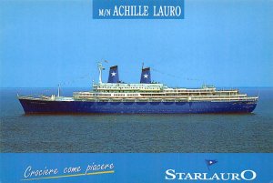 MN Achille Lauro Built in 1947 Lauro Lines Ship 