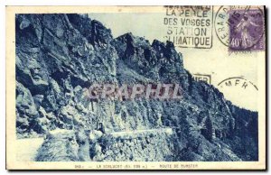 Postcard Old La Schlucht Munster Road