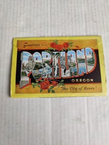 Portland, Oregon and Vicinity 18 Postcard Souvenir Folder Cards