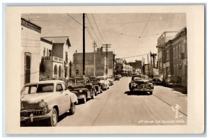 c1940's Street View Lerdo Avenue Chihuahua Juarez Mexico RPPC Photo Postcard 