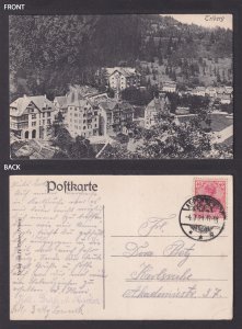 Triberg GERMANY postcard 1921 Black Forest General view