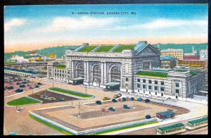 Vintage Postcard 1930-1945 Union Station, Kansas City, Missouri (MO)