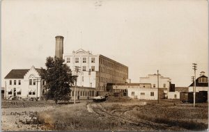 Alma Michigan Alma Sugar Co c1908 Real Photo Postcard E88