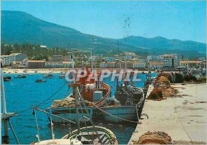 Postcard Modern Portosin Porto do Son (La Coruna) Port Fishing Boat