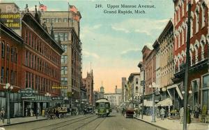 MI, Grand Rapids, Michigan, Upper Monroe Avenue, Tichnor No. R-366-17