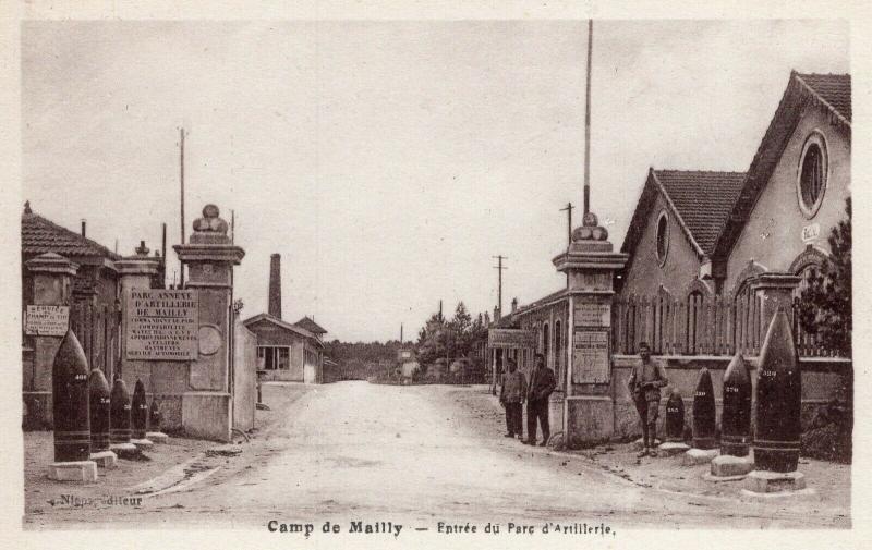 Military Camp de Mailly Entree du Parc d'Artillerie 01.46