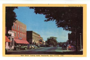 OH - Monroeville. Main Street looking South ca 1940's