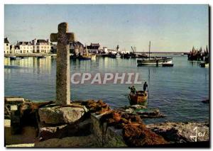 Postcard Modern Guilvinec A corner of the Port to Lechiagat