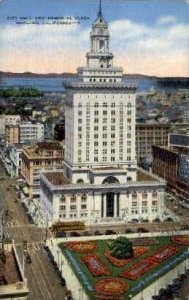 City Hall & Memorial Plaza - Oakland, California CA  