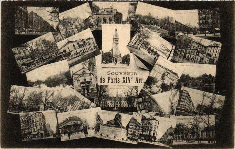 CPA Souvenir de PARIS 14e (535946)