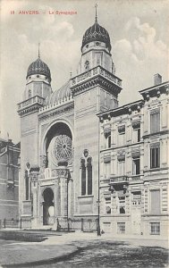 La Synagogue Anvers Judaic 1913 