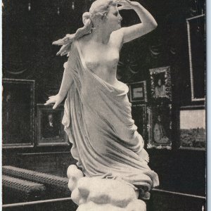 c1910s Chicago IL Lost Pleiad Woman Sculpture Randolph Rogers Art Institute A350