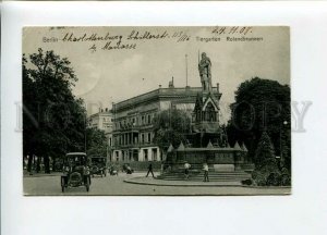 3156000 GERMANY BERLIN Tiergarten Rolandbrunnen Vintage RPPC