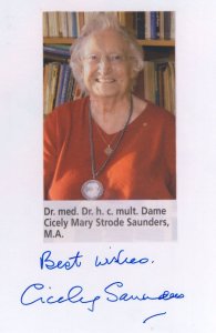 Cicely Saunders Hospice Movement Founder Hand Signed Photo