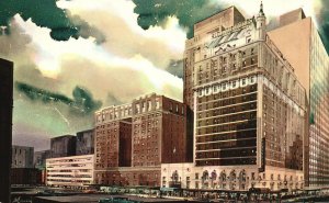 Vintage Postcard Largest Hotel Adolphus Building Dallas Texas TX Structure