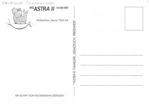 MS Astra II Astra Ship Postcard