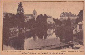 France Alencon Vue generale prise au barrage