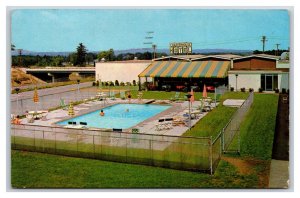Charter House Motel Portland Maine ME Chrome Postcard Y3