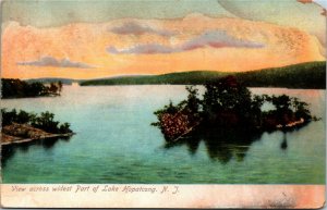 Postcard NJ Lake Hopatcong View Across Widest Part C.1910 M36