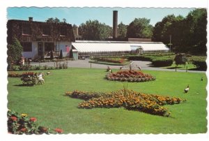 Municipal Greenhouses, Sherbrooke, Quebec Vintage 1986 Chrome Postcard