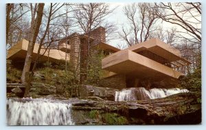 OHIOPYLE, PA Pennsylvania ~ FALLINGWATER Frank Lloyd Wright c1960s  Postcard
