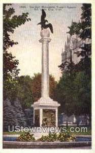 Sea Gull Monument, Temple Square - Salt Lake City, Utah UT  