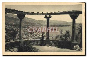 Old Postcard Monte Carlo and Cap Martin
