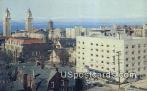 Olympic Mountain, First Hill - Seattle, Washington WA Postcard