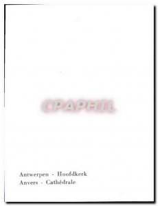 Postcard Modern Antwerp Cathedral