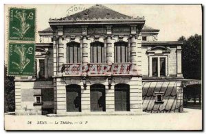 Old Postcard The Theater Direction