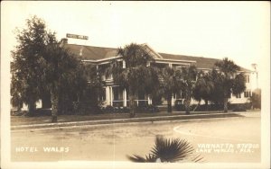 Lake Wales FL Hotel Wales c1920s-30s Real Photo Postcard