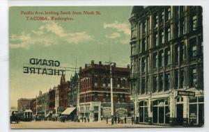 Pacific Avenue Tacoma Washington 1910c postcard