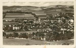 RPPC Postcard Volyně Czech Republic Bohemia Town View