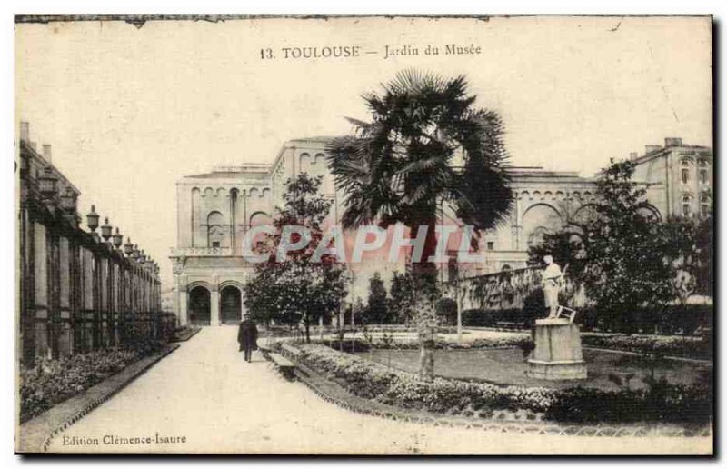 Toulouse - Garden Museum - Old Postcard