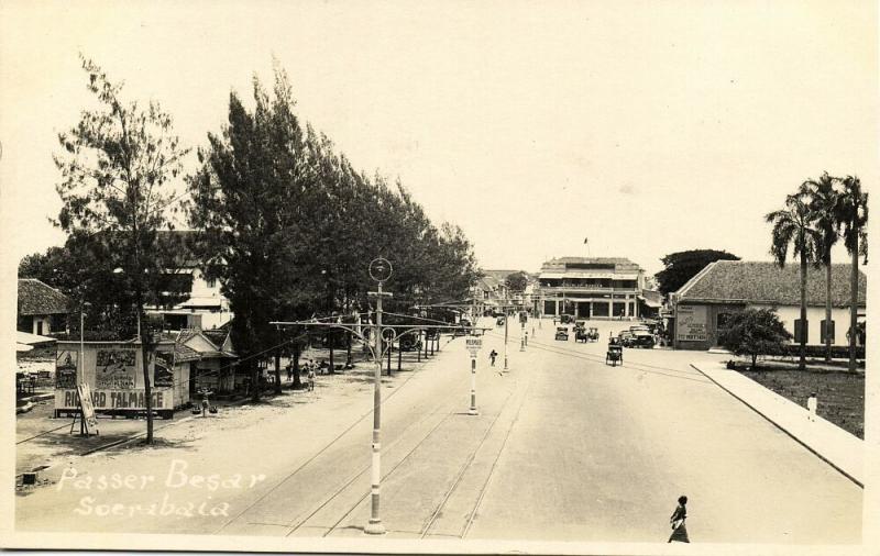 indonesia, JAVA SOERABAIA, Passer Besar (1920s) RPPC Postcard