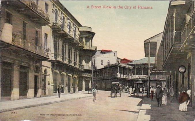 Panama City Street Scene