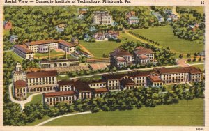 1946 Carnegie Institute Of Technology Pittsburgh Pennsylvania PA Posted Postcard