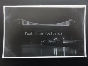 Bristol Suspension Bridge shows Original Toll Houses & at Night 2 x RP Postcards