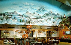 Ohio Wilmot Alpine-Alpa The Alps Chalet Dining Room Mural