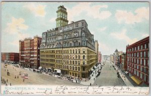 Vintage Rochester NY Powers Block Postcard Tuck Lithograph 1900s H76
