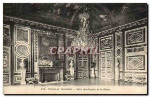 Old Postcard Palace of Versailles Hall of Queen's Guards