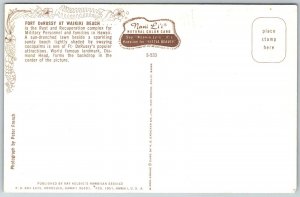 Waikiki Hawaii 1960s Postcard Fort DeRussy